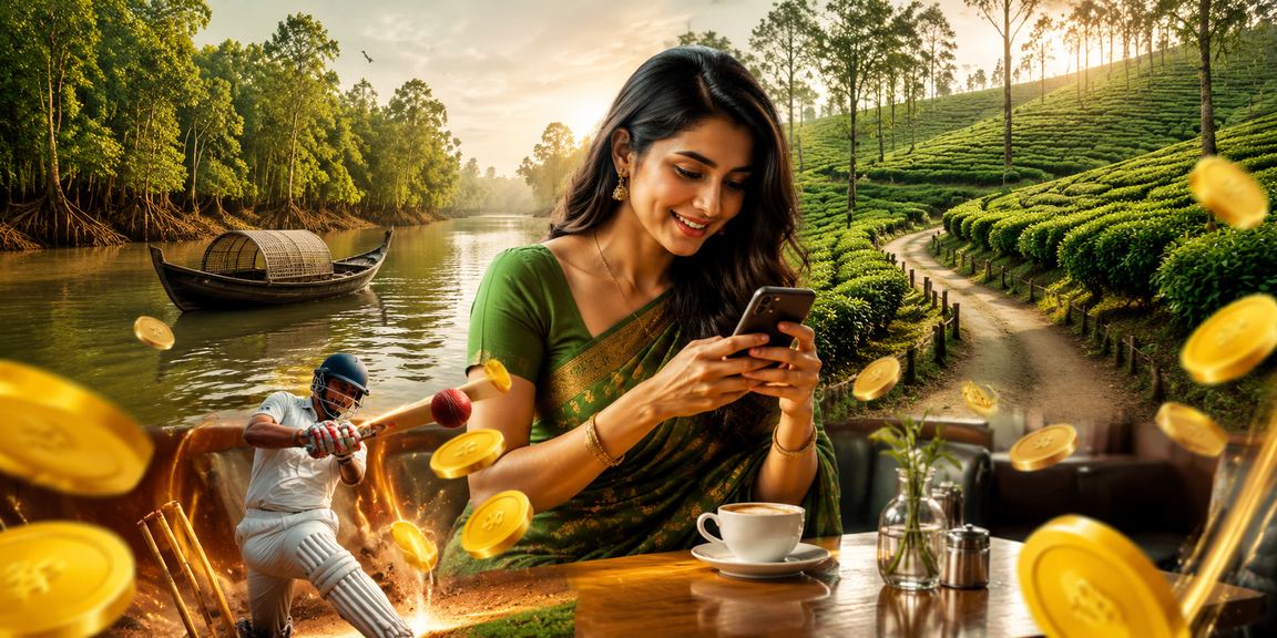 সুন্দরবনের কাছে ক্রিকেট বেটিং একটি চা বাগানে